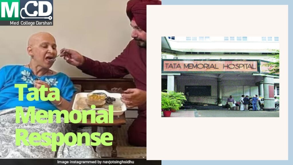 Tata Memorial Response to Navjot Singh Sidhu