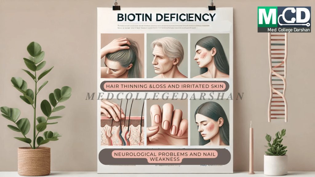 Deficiency of biotin