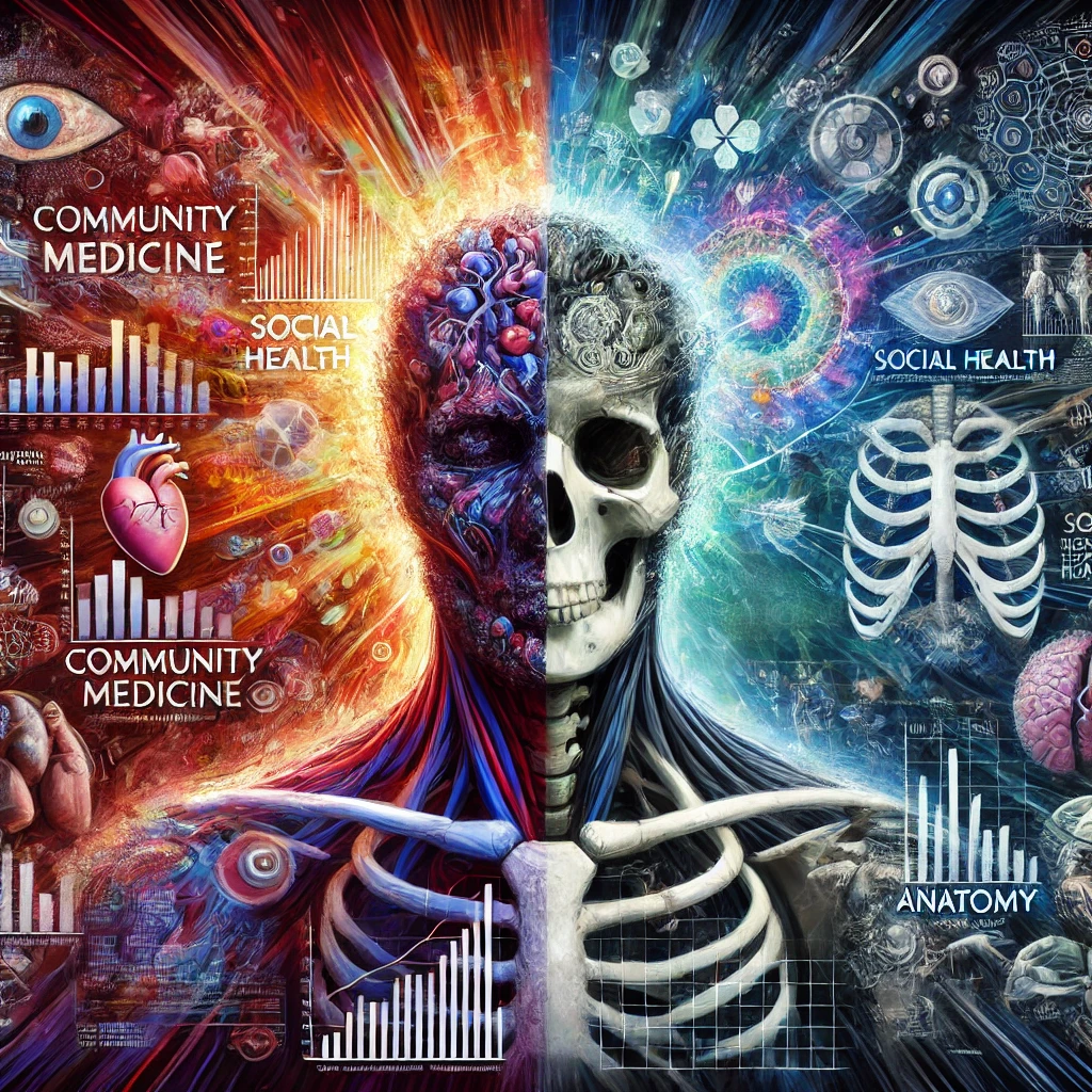 anatomy and community medicine