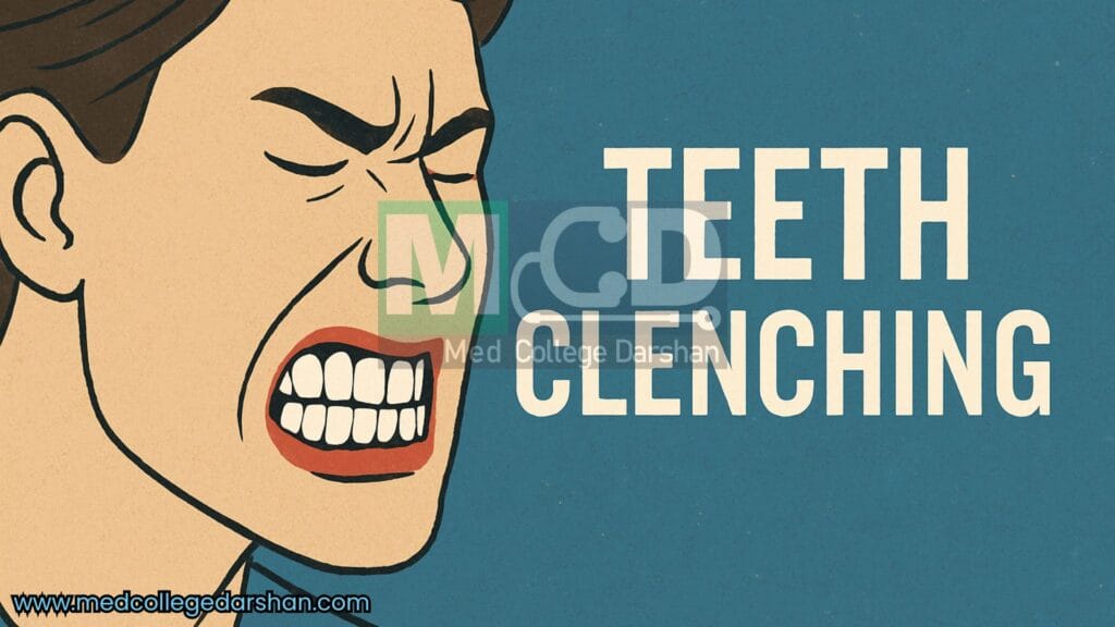 Teeth clenching 