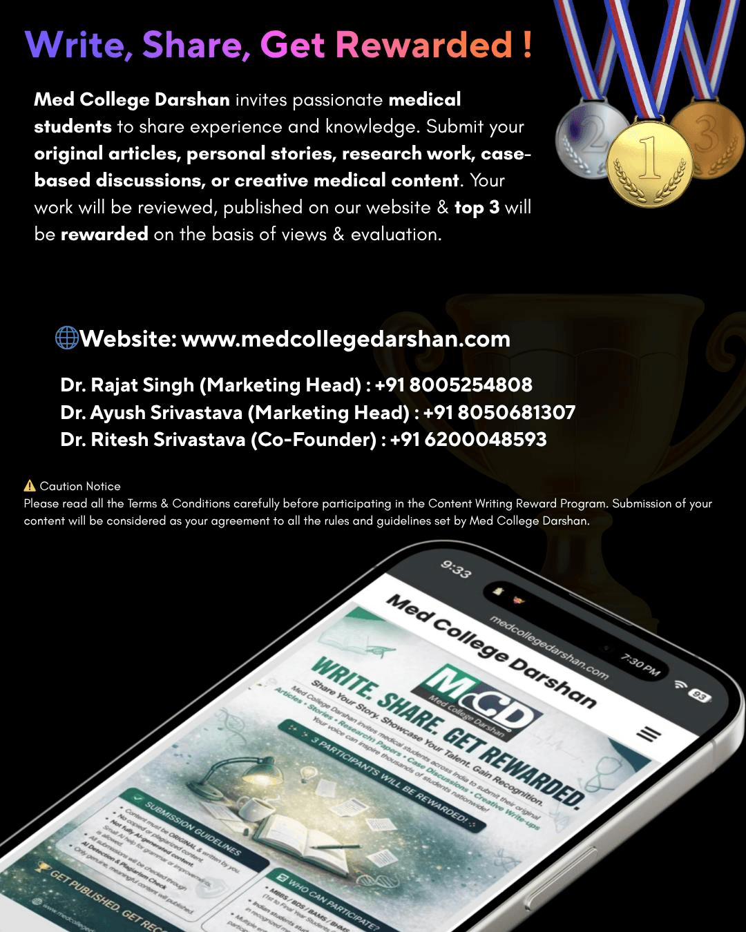 Write. Share. Get Rewarded